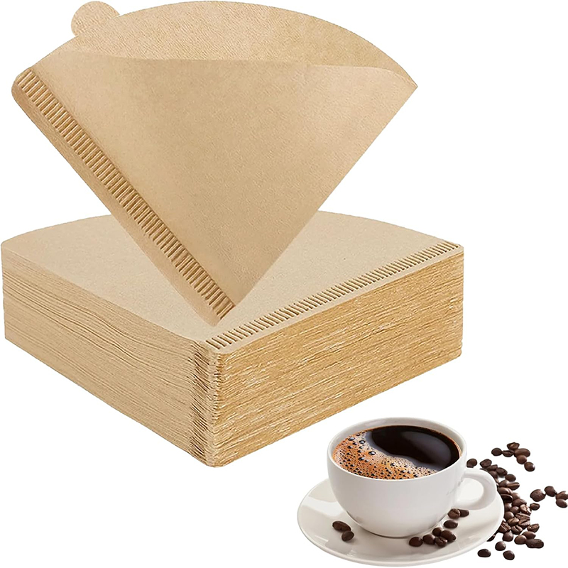 Coffee Equipment Cleaner - 100Pcs 커피 필터 용지 (1-4 컵)