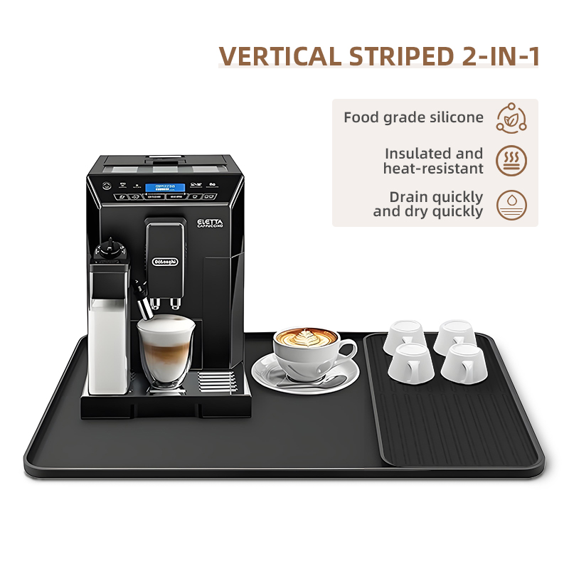 Coffee Equipment Tray - 실리콘 커피 머신 매트 트레이 바