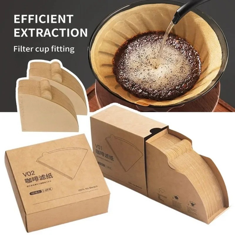 Coffee Equipment Cleaner - 우드펄프 02 콘 필터 푸어오버 2-4컵용