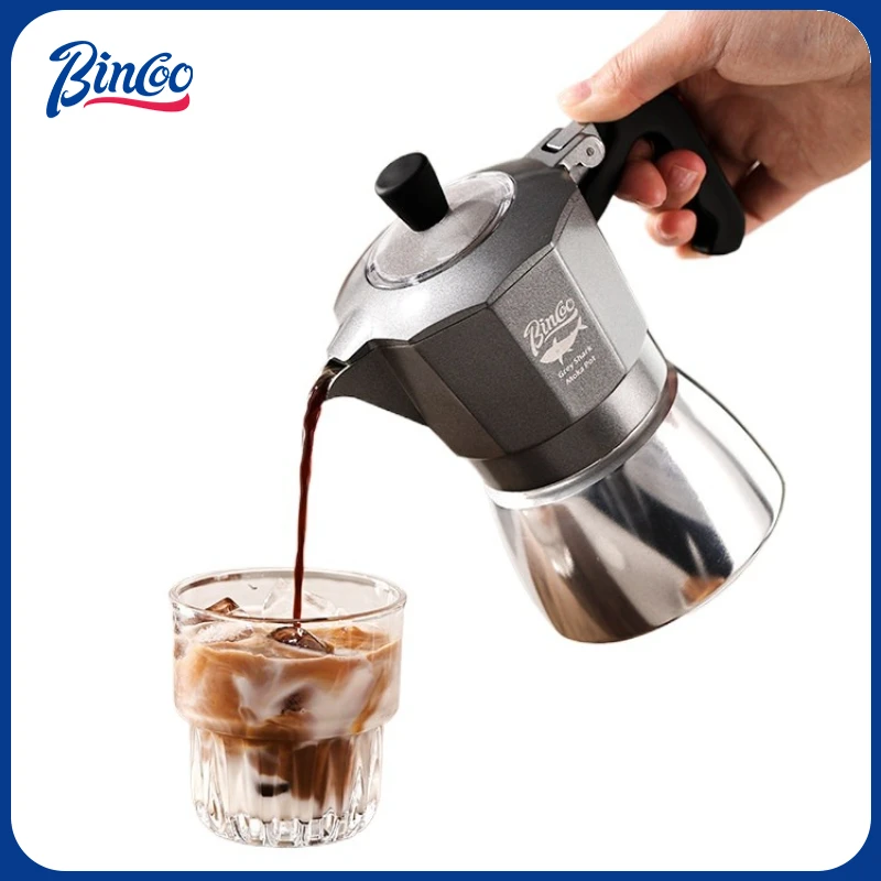 빈쿠 2컵 더블 밸브 모카포트 알루미늄 합금 커피포트  - Coffee Equipment Wholesale 리뷰 및 가격