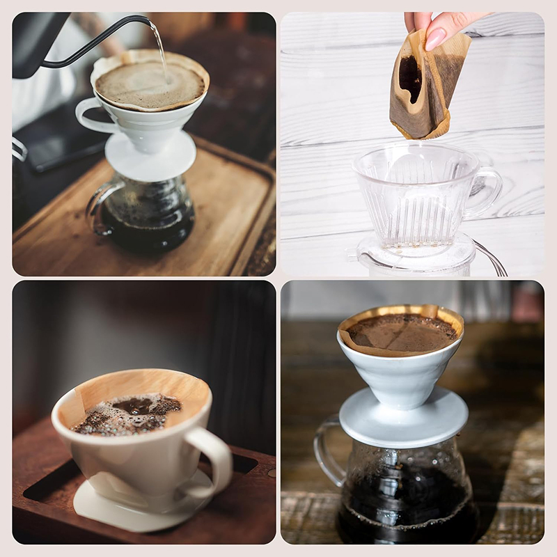 100Pcs 커피 필터 용지 (1-4 컵) 일회용 필터 - Coffee Equipment Cleaner 리뷰 및 가격