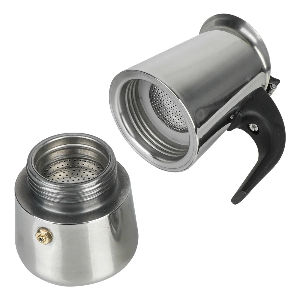 프리미엄 스테인레스 스틸 모카 커피 메이커 2/4/6  - Coffee Equipment Wholesale 리뷰 및 가격