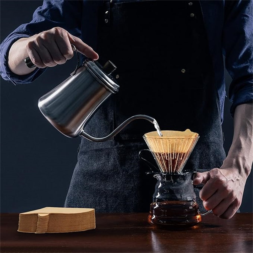 커피 필터 종이 V자형 목재 펄프 드립 종이 콘 커피  - Coffee Equipment Cleaner 리뷰 및 가격