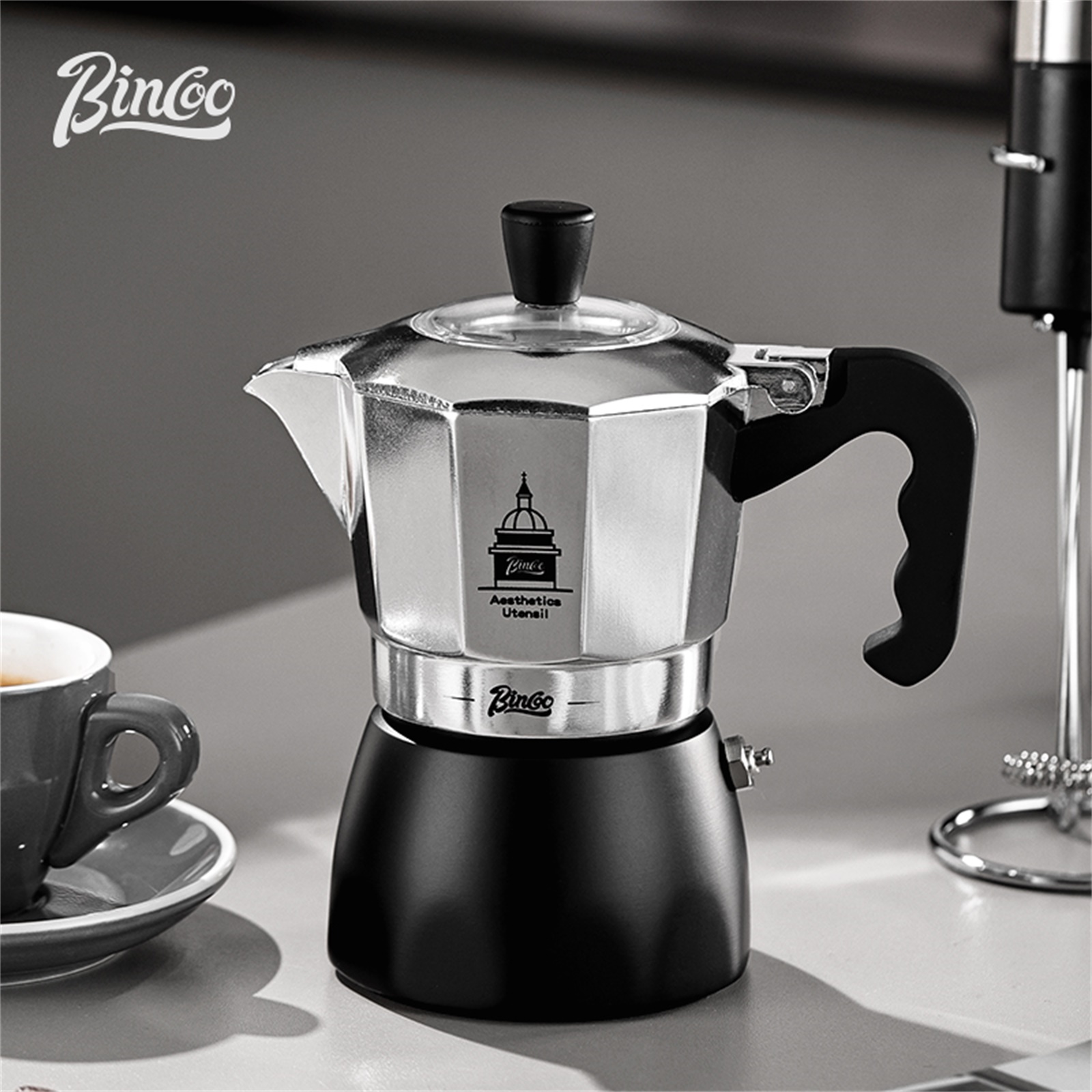 BINCOO 더블 밸브 모카 포트, 에스프레소 추출 커 - Coffee Equipment Wholesale 리뷰 및 가격