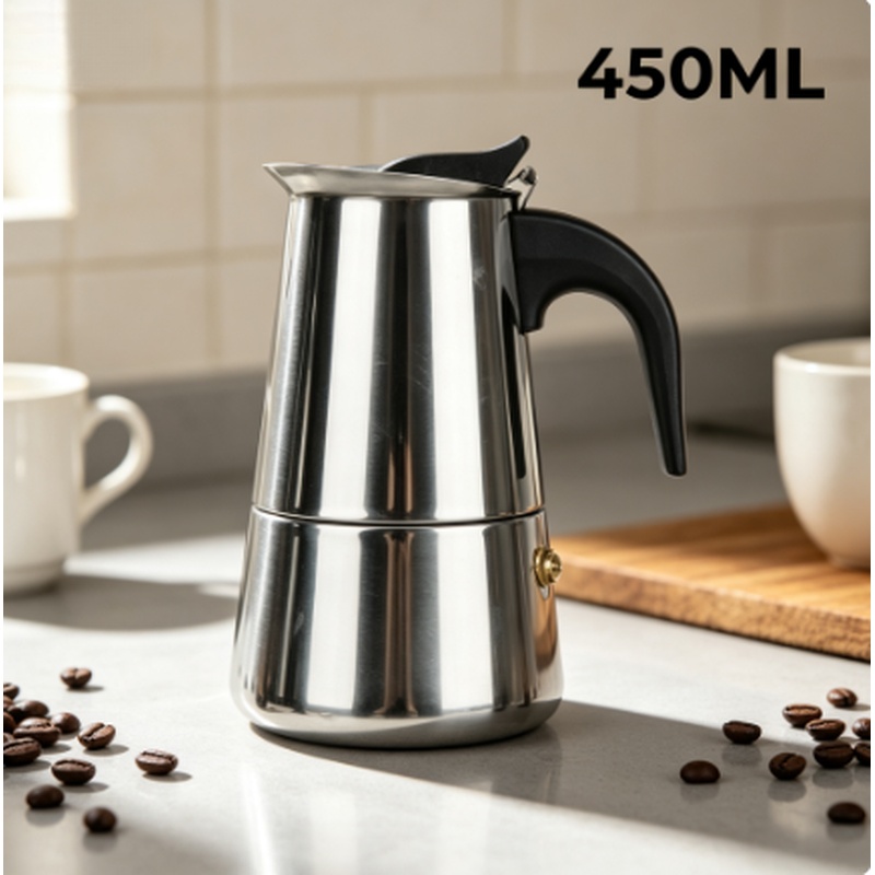 멀티컵 스테인리스 스틸 모카포트 스토브탑 에스프레소 메 - Coffee Equipment Wholesale 리뷰 및 가격