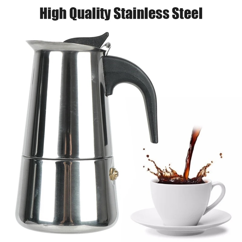멀티컵 스테인리스 스틸 모카포트 스토브탑 에스프레소 메 - Coffee Equipment Wholesale 리뷰 및 가격
