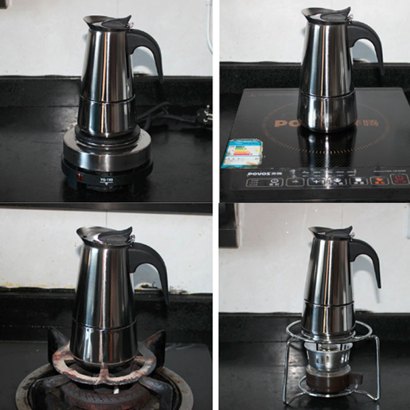 휴대용 에스프레소 커피 메이커 모카 포트, 스테인레스  - Coffee Equipment Wholesale 리뷰 및 가격