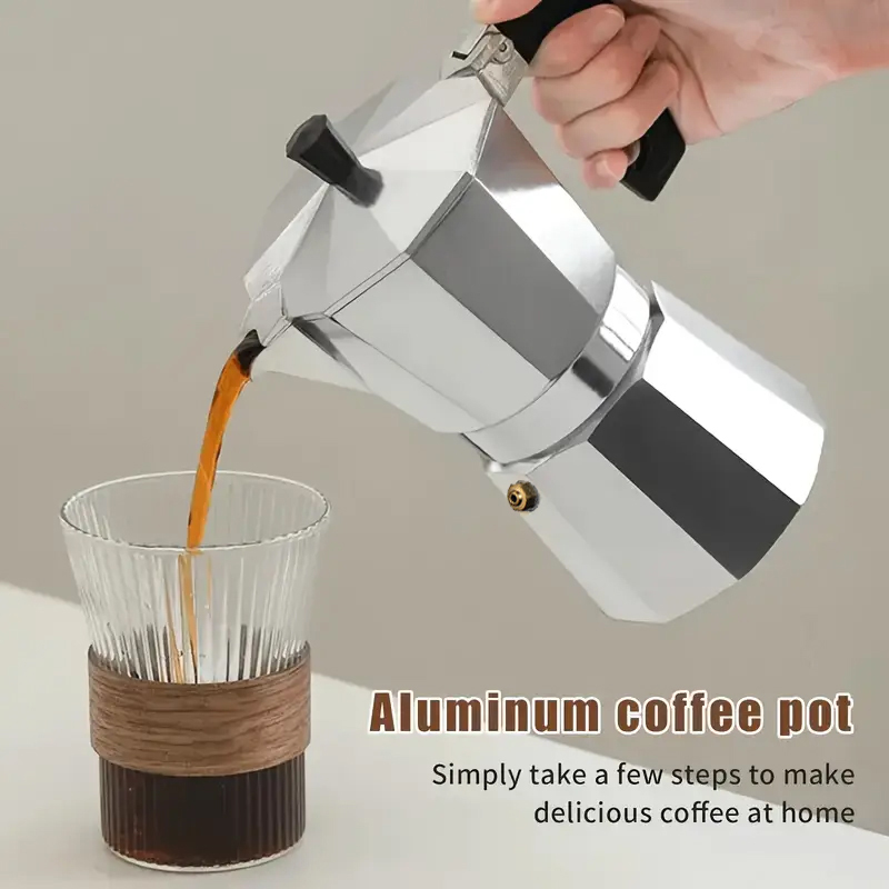 클래식 알루미늄 모카포트 50-300ML 가정용 스토브 - Coffee Equipment Wholesale 리뷰 및 가격
