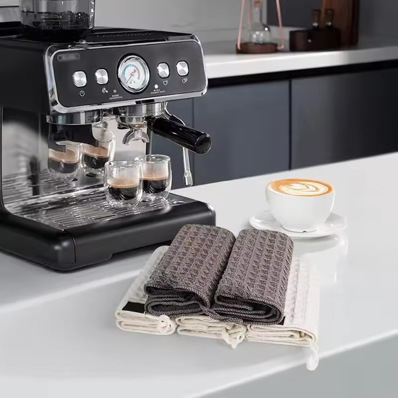 1/4Pcs 커피 바 청소 수건 슈퍼 흡수성 마이크로  - Coffee Equipment Cleaner 리뷰 및 가격