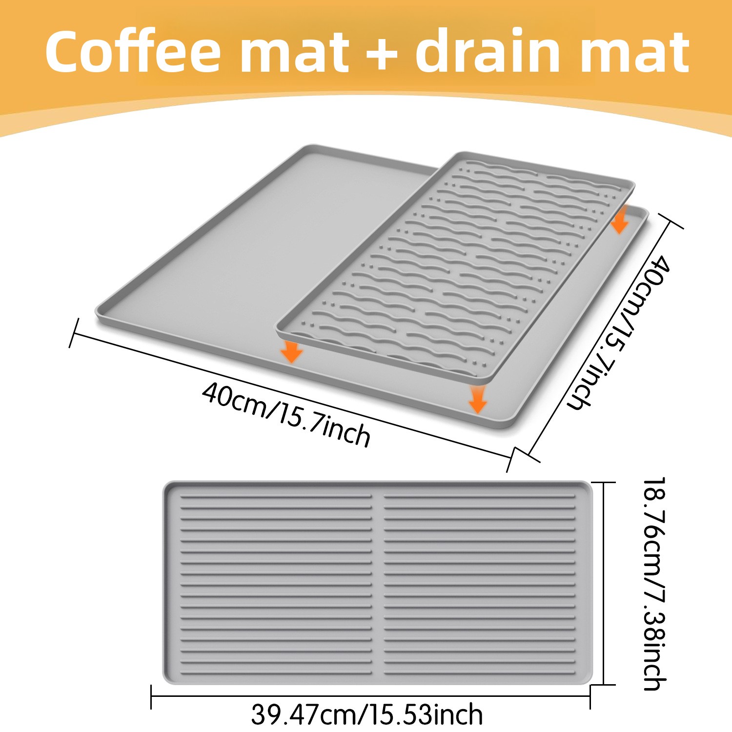 실리콘 커피 머신 매트 논슬립 건조 트레이 커피 컵 에 - Coffee Equipment Tray 리뷰 및 가격
