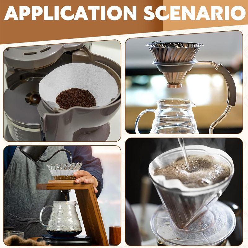 2 사이즈 커피 필터 종이 V자형 천연 목재 펄프로 만 - Coffee Equipment Cleaner 리뷰 및 가격