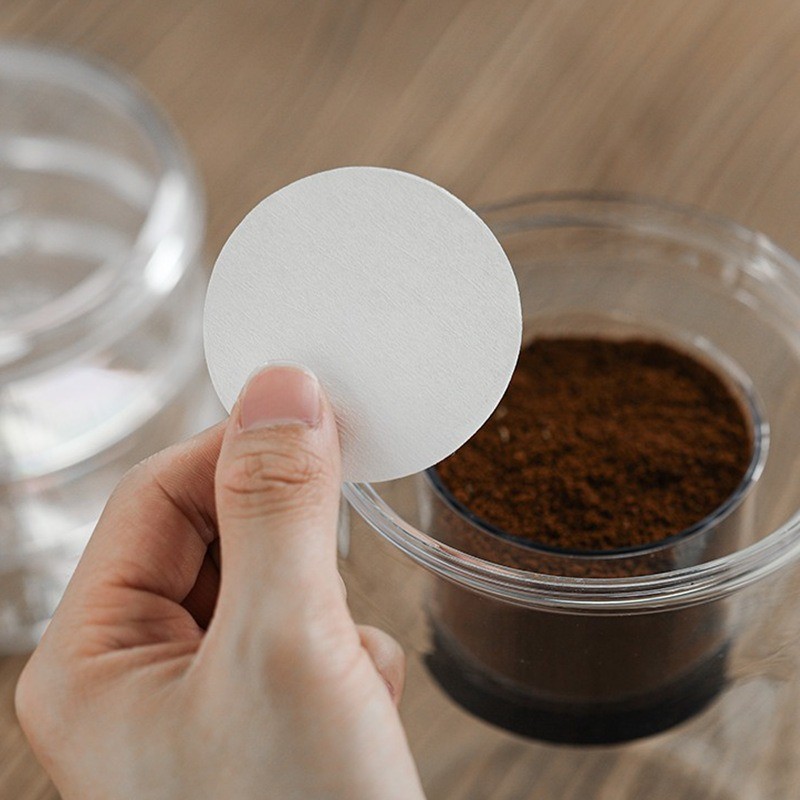 100Pcs 라운드 커피 필터 종이 세트 51mm/53 - Coffee Equipment Wholesale 리뷰 및 가격